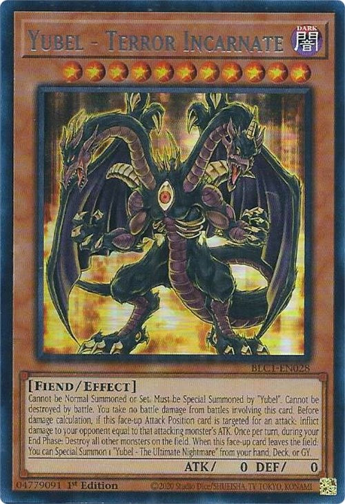 Yubel - Terror Incarnate (Silver) [BLC1-EN028] Ultra Rare | Gear Gaming Bentonville