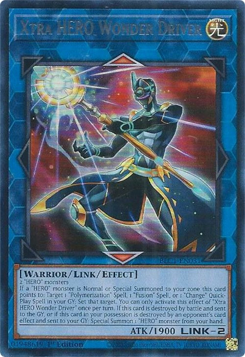 Xtra HERO Wonder Driver (Silver) [BLC1-EN031] Ultra Rare | Gear Gaming Bentonville