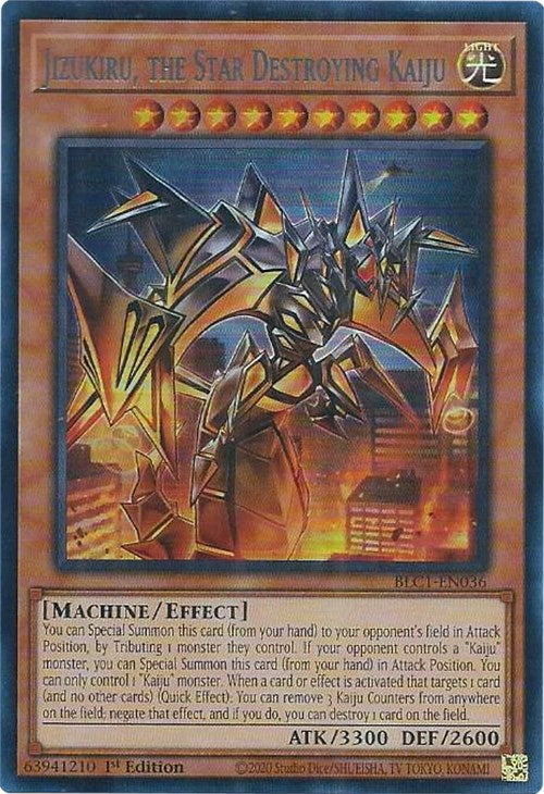 Jizukiru, the Star Destroying Kaiju (Silver) [BLC1-EN036] Ultra Rare | Gear Gaming Bentonville