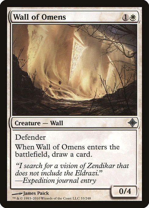 Wall of Omens [Rise of the Eldrazi] | Gear Gaming Bentonville