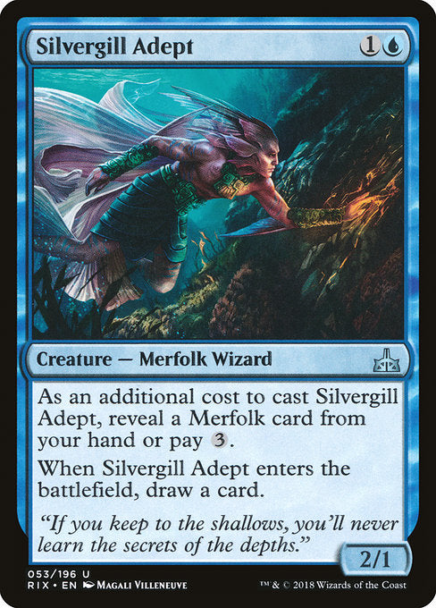 Silvergill Adept [Rivals of Ixalan] | Gear Gaming Bentonville