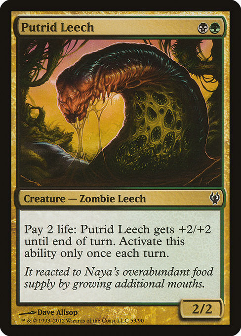 Putrid Leech [Duel Decks: Izzet vs. Golgari] | Gear Gaming Bentonville