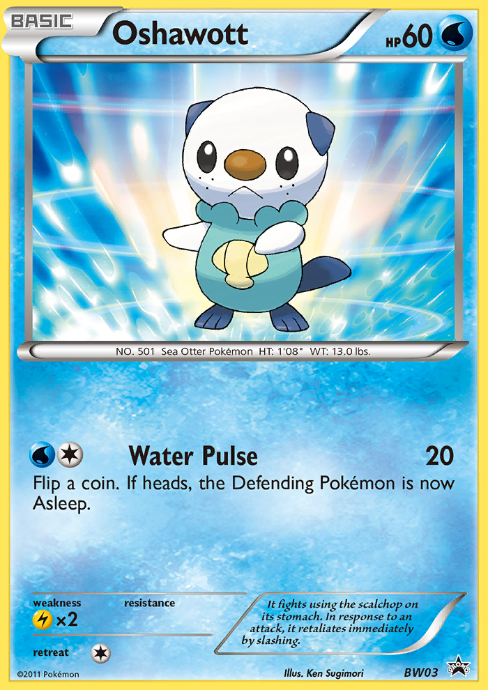 Oshawott (BW03) [Black & White: Black Star Promos] | Gear Gaming Bentonville