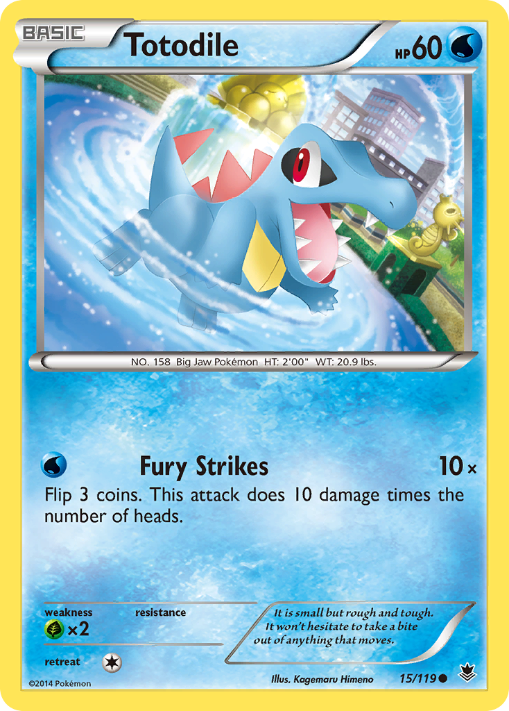 Totodile (15/119) [XY: Phantom Forces] | Gear Gaming Bentonville