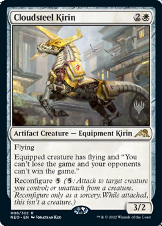 Cloudsteel Kirin (Promo Pack) [Kamigawa: Neon Dynasty Promos] | Gear Gaming Bentonville