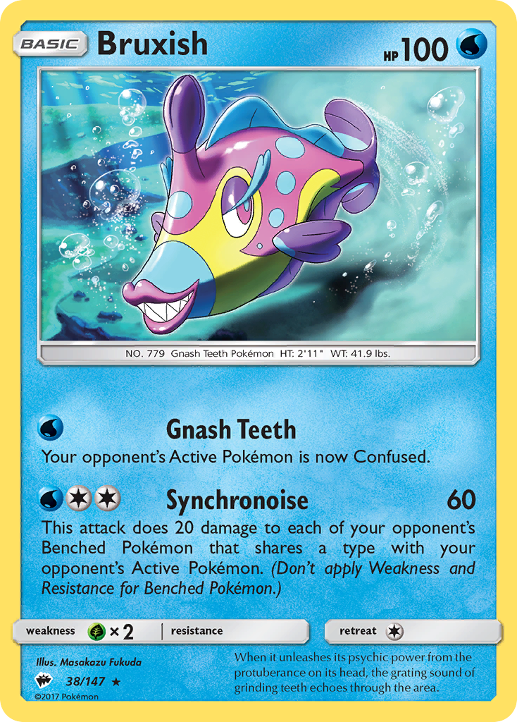 Bruxish (38/147) [Sun & Moon: Burning Shadows] | Gear Gaming Bentonville