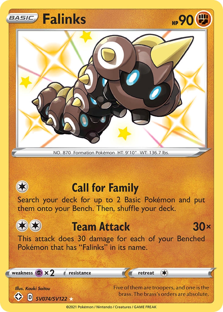 Falinks (SV074/SV122) [Sword & Shield: Shining Fates] | Gear Gaming Bentonville