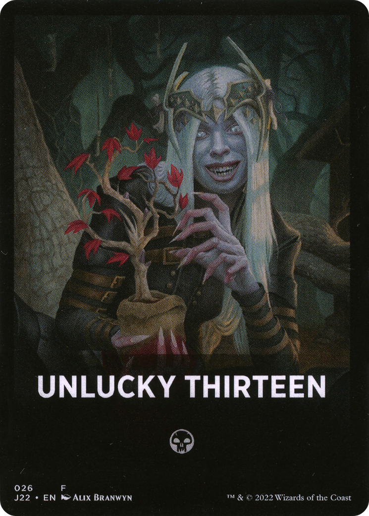 Unlucky Thirteen Theme Card [Jumpstart 2022 Front Cards] | Gear Gaming Bentonville