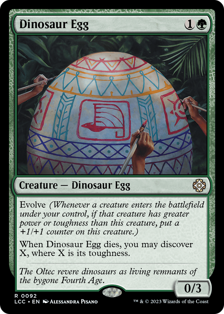 Dinosaur Egg [The Lost Caverns of Ixalan Commander] | Gear Gaming Bentonville