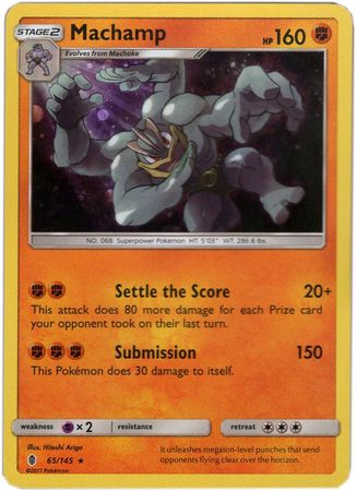 Machamp (65/145) (Cosmos Holo) [Sun & Moon: Guardians Rising] | Gear Gaming Bentonville