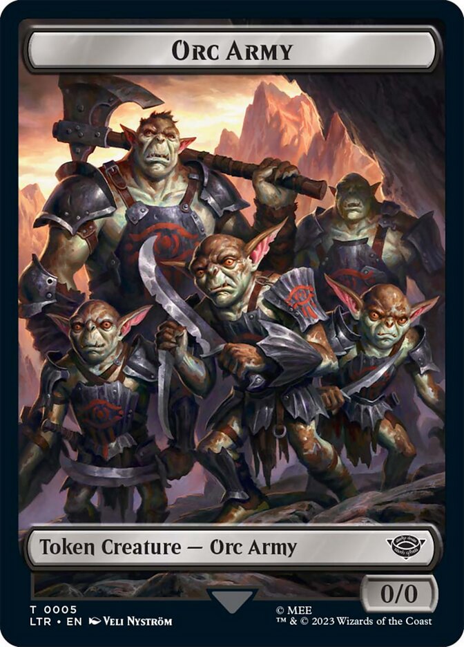 Orc Army Token (05) [The Lord of the Rings: Tales of Middle-Earth Tokens] | Gear Gaming Bentonville