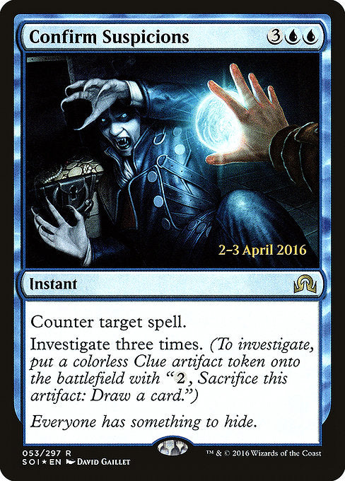 Confirm Suspicions [Prerelease Cards] | Gear Gaming Bentonville