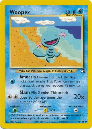 Wooper (82/111) [Neo Genesis Unlimited] | Gear Gaming Bentonville