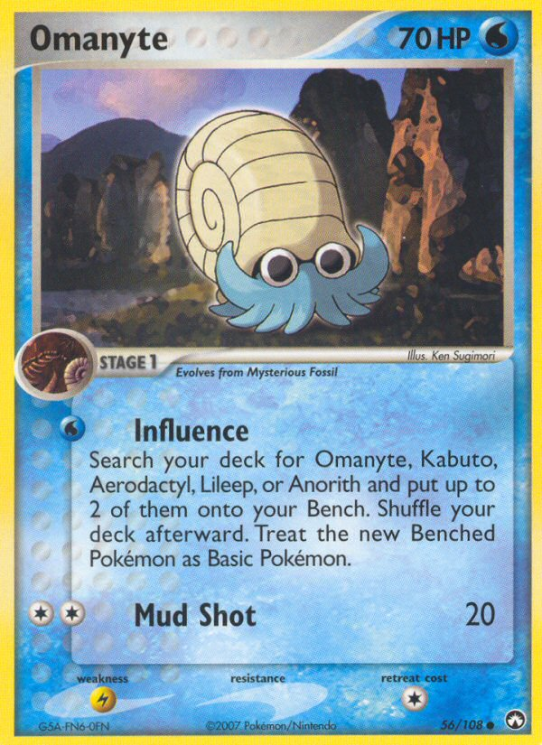 Omanyte (56/108) [EX: Power Keepers] | Gear Gaming Bentonville