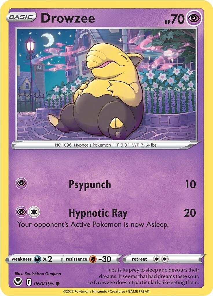 Drowzee (060/195) [Sword & Shield: Silver Tempest] | Gear Gaming Bentonville