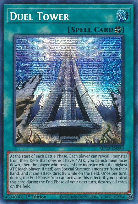 Duel Tower [MP22-EN269] Prismatic Secret Rare | Gear Gaming Bentonville