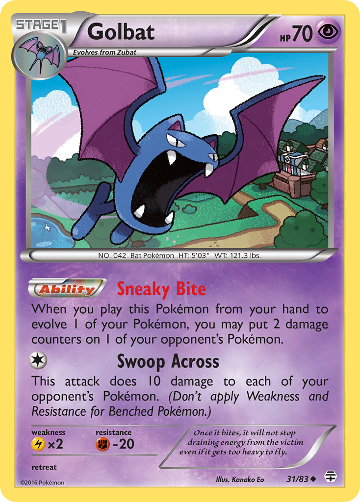 Golbat (31/83) [XY: Generations] | Gear Gaming Bentonville