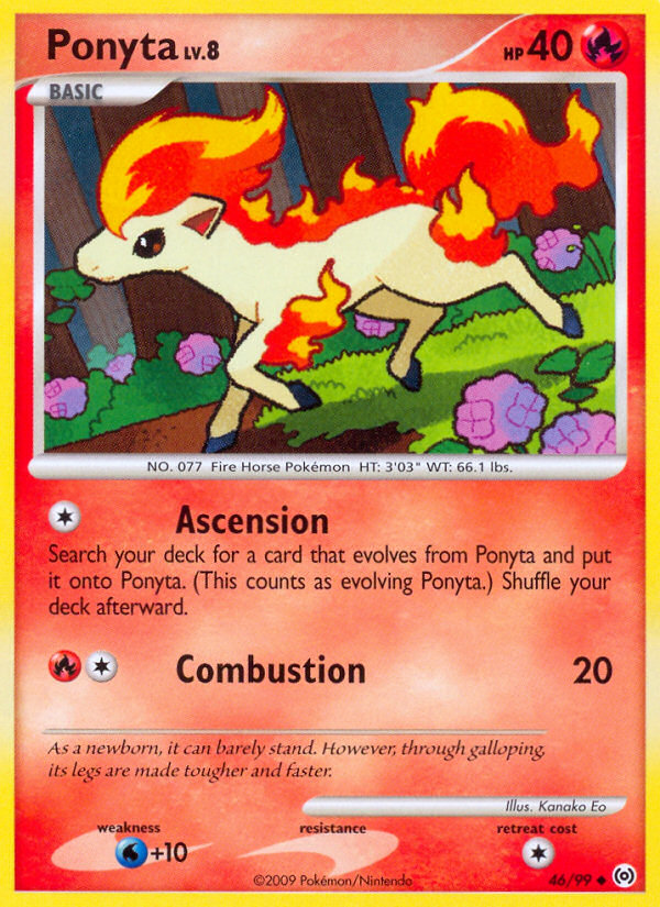 Ponyta (46/99) [Platinum: Arceus] | Gear Gaming Bentonville