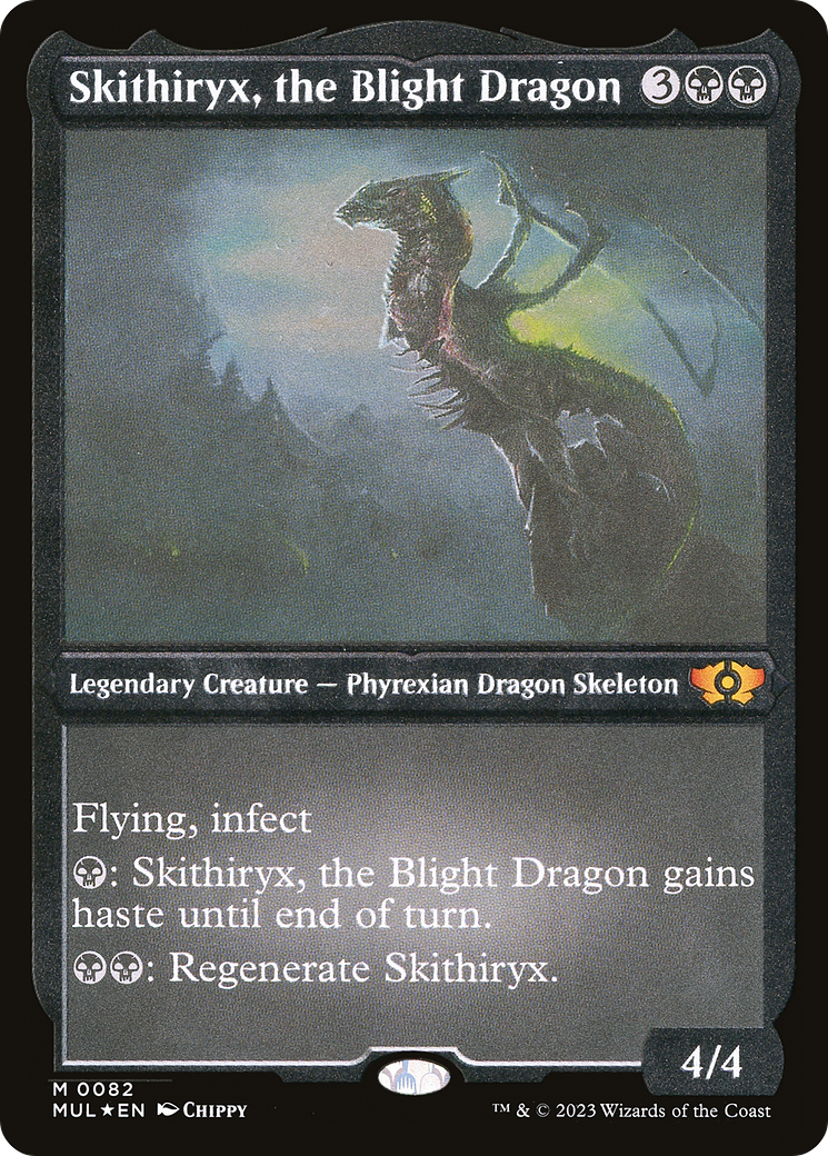 Skithiryx, the Blight Dragon (Foil Etched) [Multiverse Legends] | Gear Gaming Bentonville