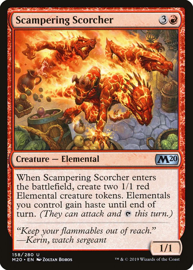 Scampering Scorcher [Core Set 2020] | Gear Gaming Bentonville