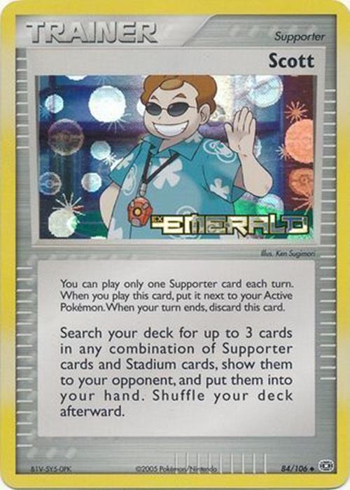 Scott (84/106) (Stamped) [EX: Emerald] | Gear Gaming Bentonville