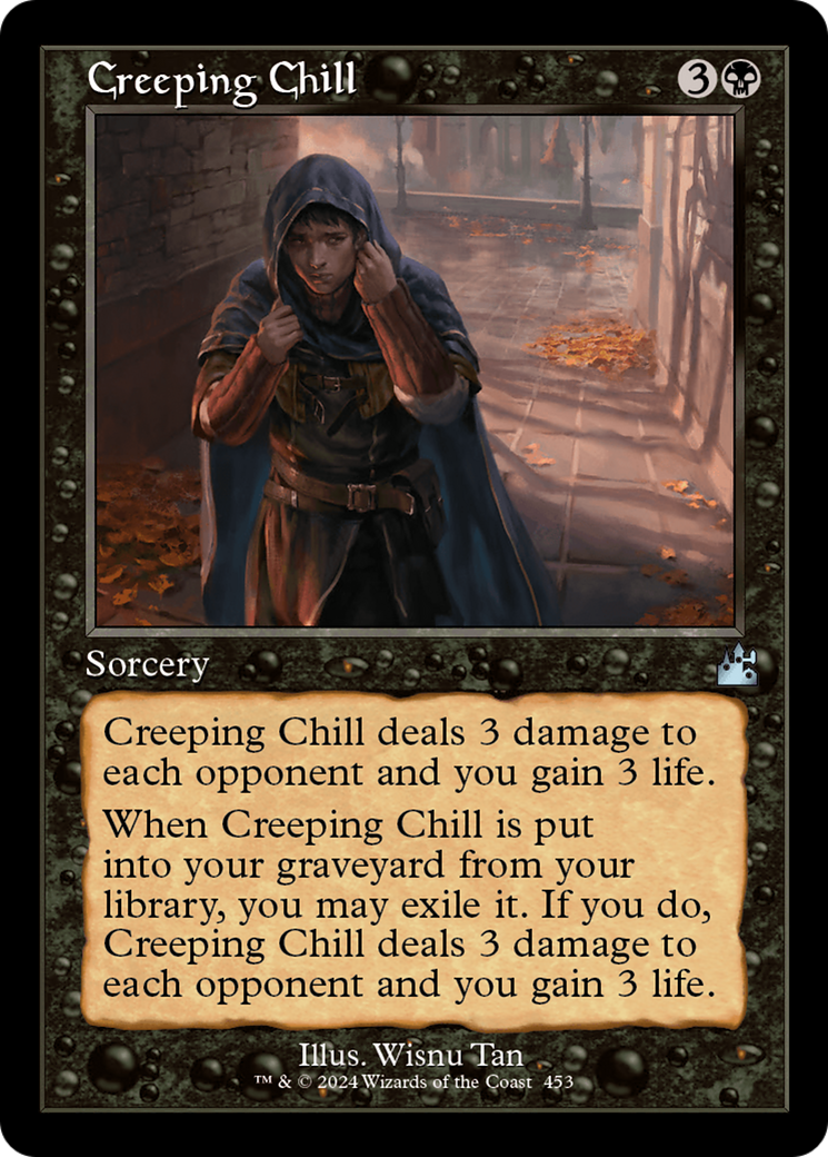 Creeping Chill (Retro Frame) [Ravnica Remastered] | Gear Gaming Bentonville