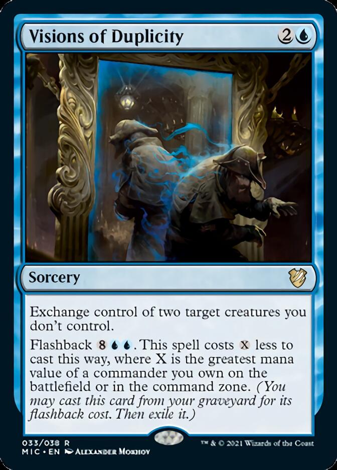 Visions of Duplicity [Innistrad: Midnight Hunt Commander] | Gear Gaming Bentonville