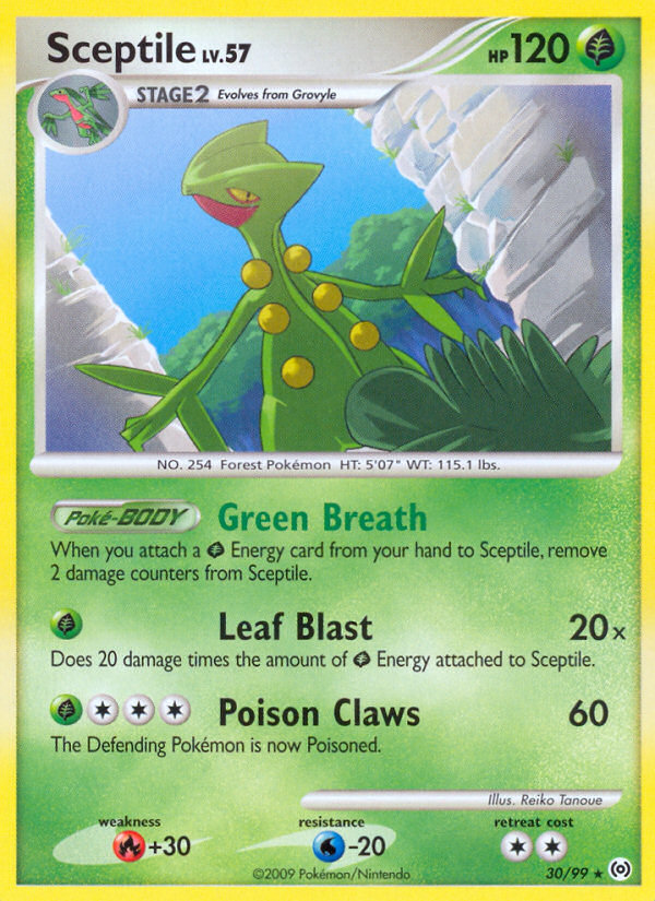 Sceptile (30/99) [Platinum: Arceus] | Gear Gaming Bentonville