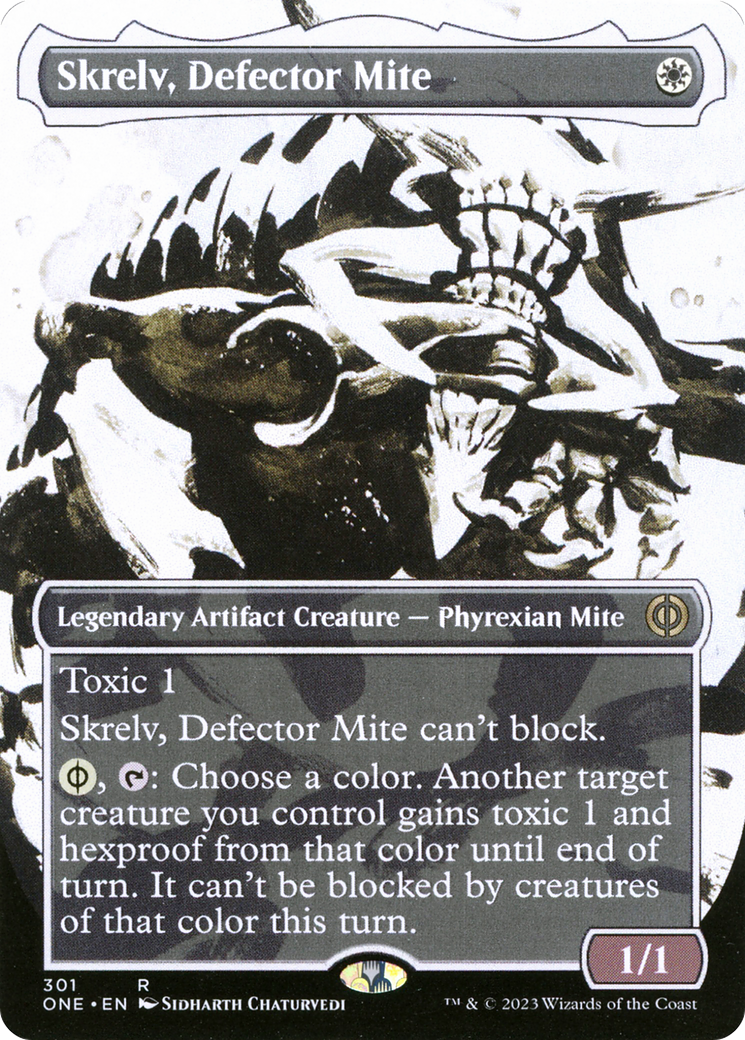 Skrelv, Defector Mite (Borderless Ichor) [Phyrexia: All Will Be One] | Gear Gaming Bentonville