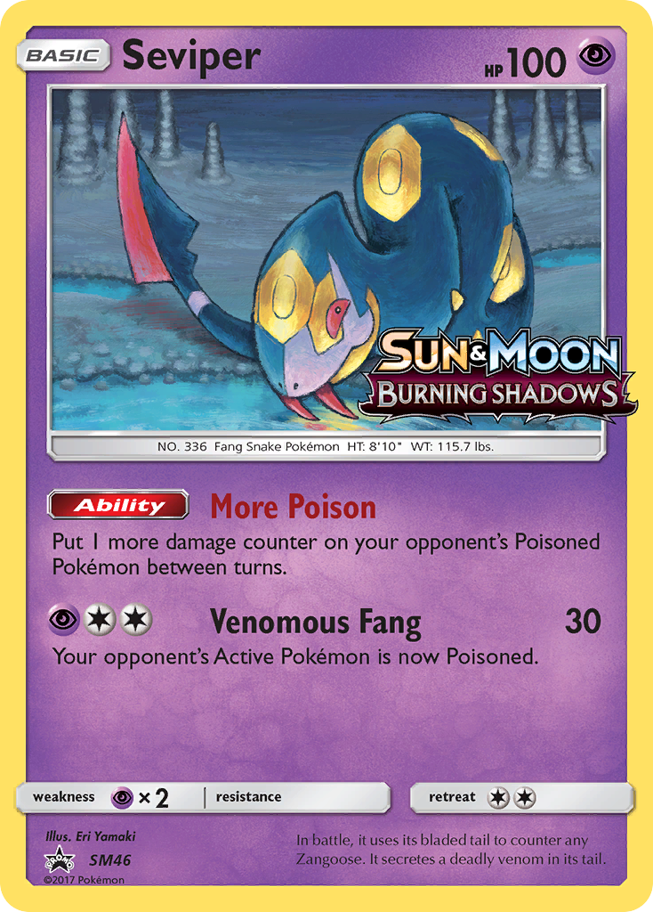 Seviper (SM46) [Sun & Moon: Black Star Promos] | Gear Gaming Bentonville