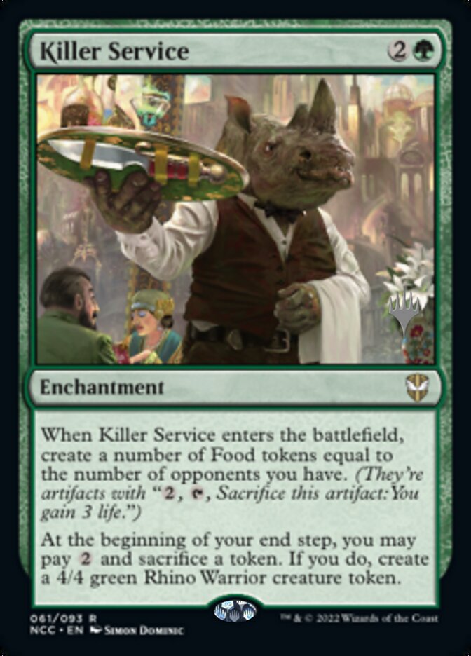 Killer Service (Promo Pack) [Streets of New Capenna Commander Promos] | Gear Gaming Bentonville