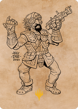 Jan Jansen, Chaos Crafter Art Card (Gold-Stamped) [Commander Legends: Battle for Baldur's Gate Art Series] | Gear Gaming Bentonville