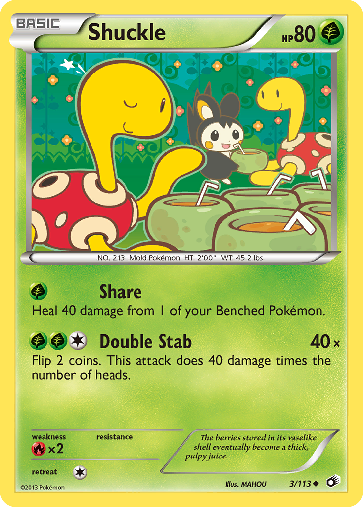 Shuckle (3/113) [Black & White: Legendary Treasures] | Gear Gaming Bentonville