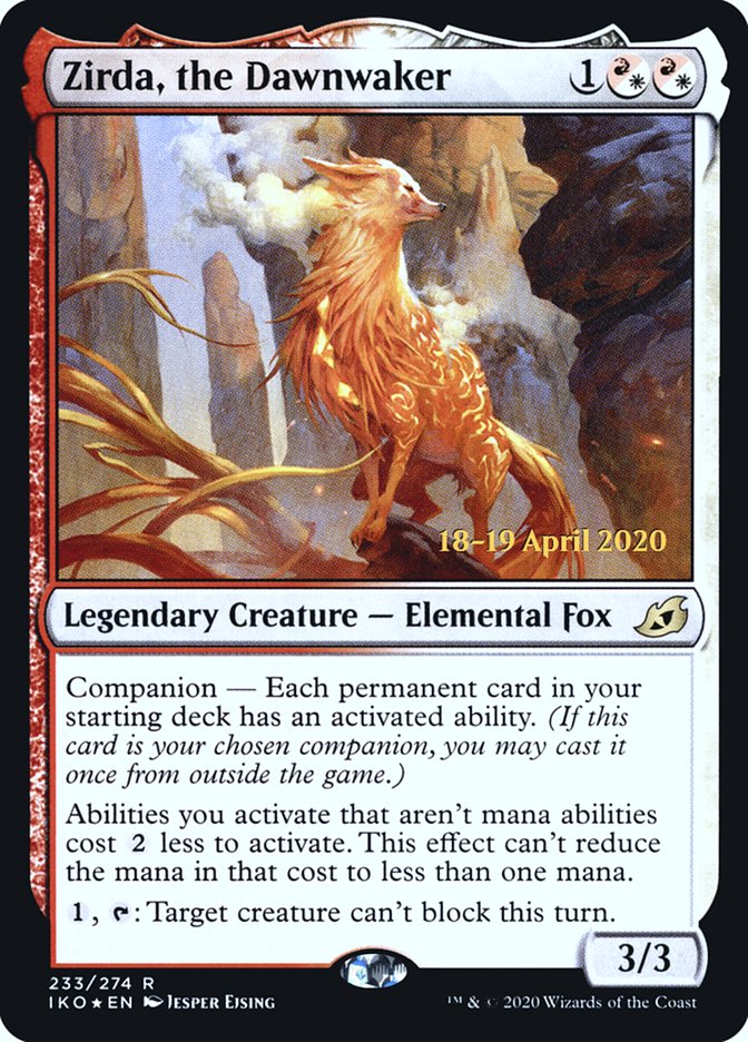 Zirda, the Dawnwaker  [Ikoria: Lair of Behemoths Prerelease Promos] | Gear Gaming Bentonville