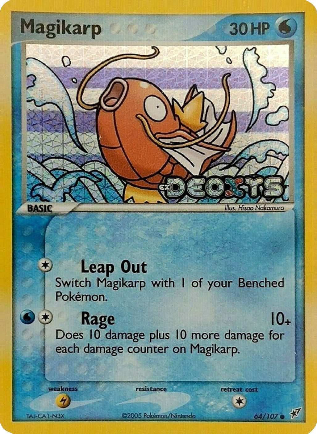 Magikarp (64/107) (Stamped) [EX: Deoxys] | Gear Gaming Bentonville