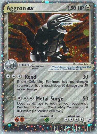 Aggron ex (95/100) [EX: Sandstorm] | Gear Gaming Bentonville