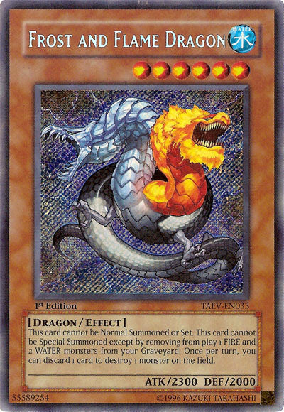 Frost and Flame Dragon [TAEV-EN033] Secret Rare | Gear Gaming Bentonville