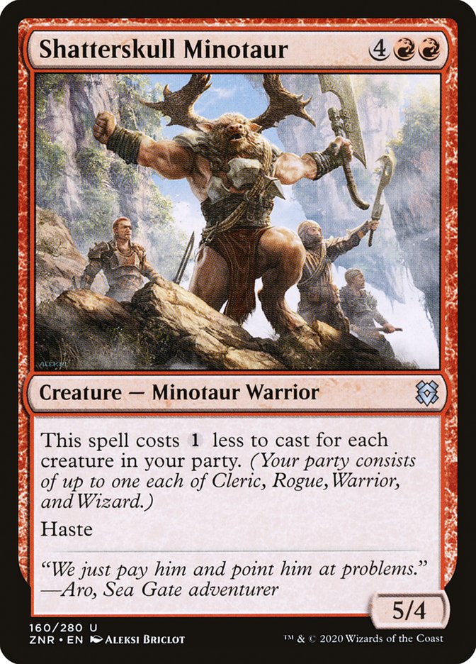 Shatterskull Minotaur [Zendikar Rising] | Gear Gaming Bentonville