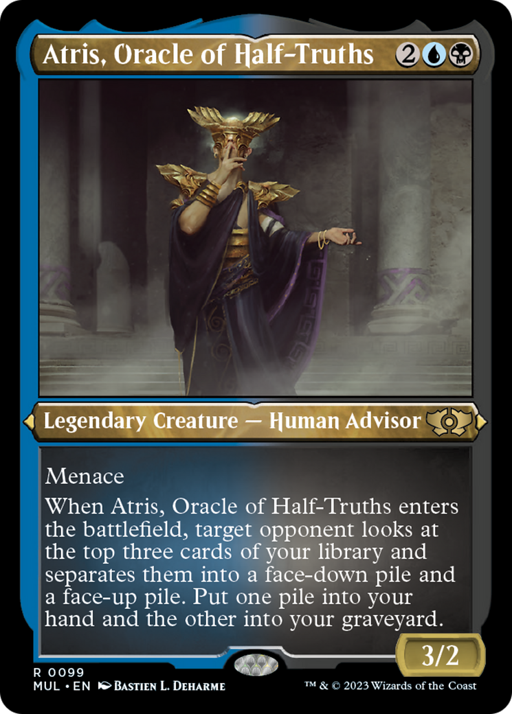 Atris, Oracle of Half-Truths (Foil Etched) [Multiverse Legends] | Gear Gaming Bentonville