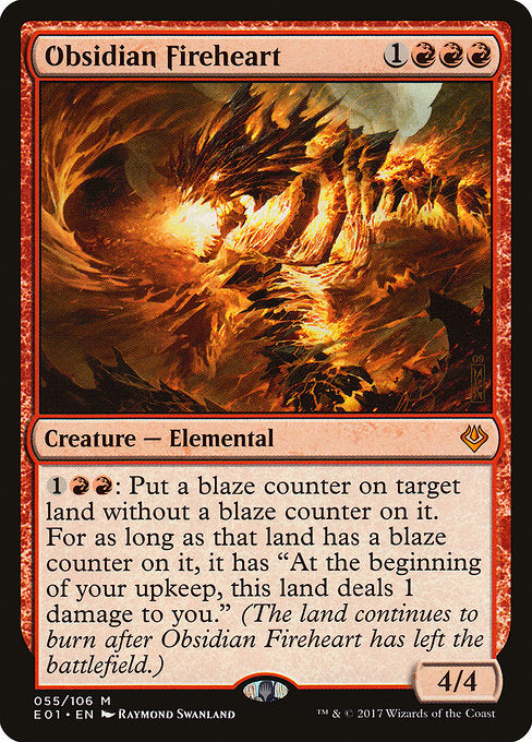 Obsidian Fireheart [Archenemy: Nicol Bolas] | Gear Gaming Bentonville