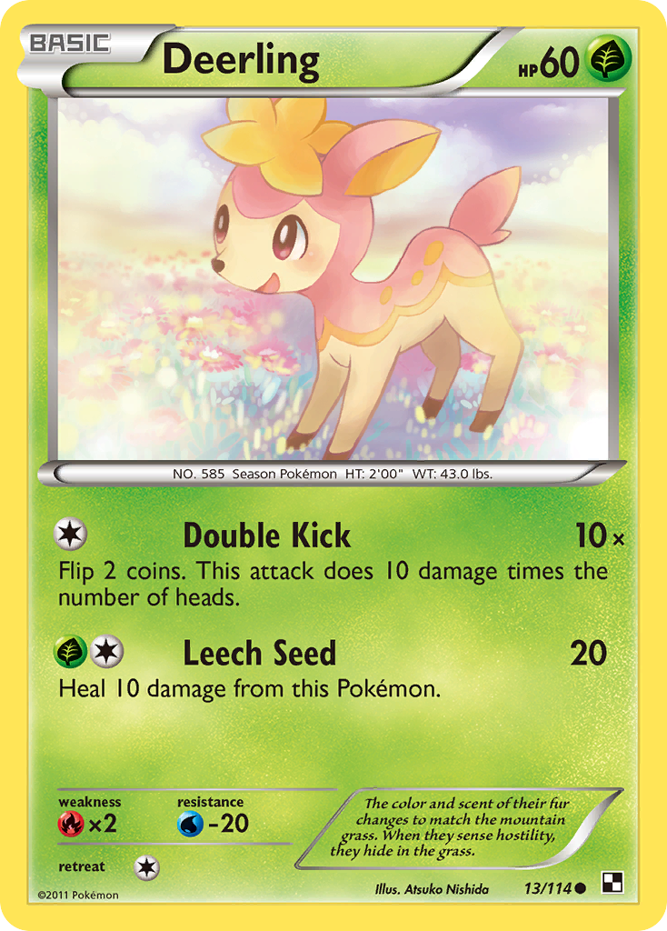 Deerling (13/114) [Black & White: Base Set] | Gear Gaming Bentonville