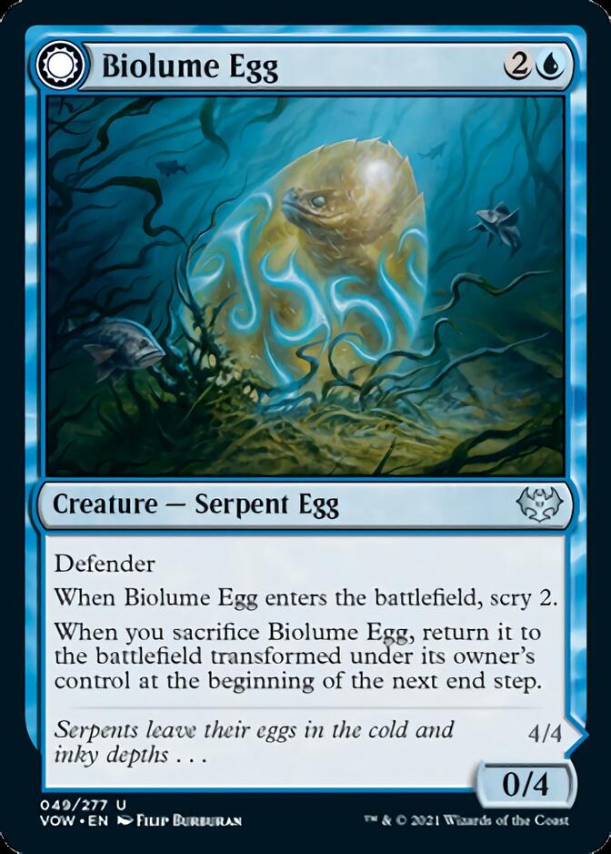 Biolume Egg // Biolume Serpent [Innistrad: Crimson Vow] | Gear Gaming Bentonville