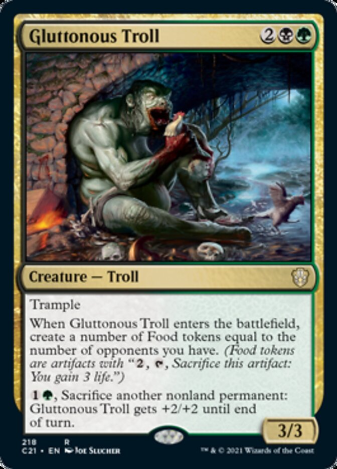 Gluttonous Troll [Commander 2021] | Gear Gaming Bentonville