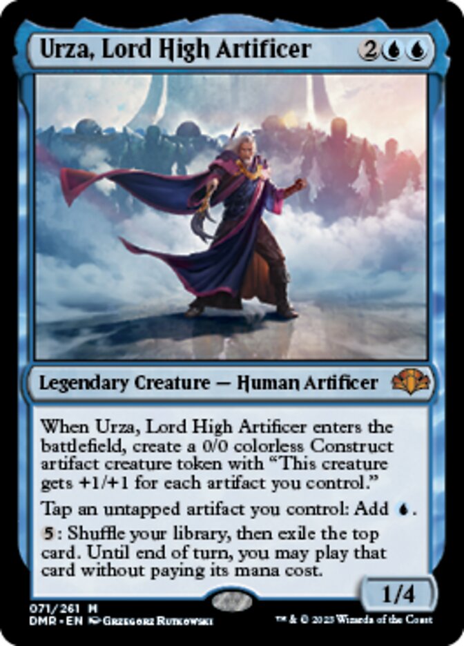 Urza, Lord High Artificer [Dominaria Remastered] | Gear Gaming Bentonville