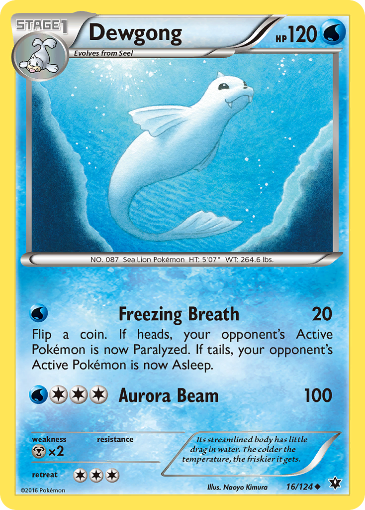 Dewgong (16/124) [XY: Fates Collide] | Gear Gaming Bentonville