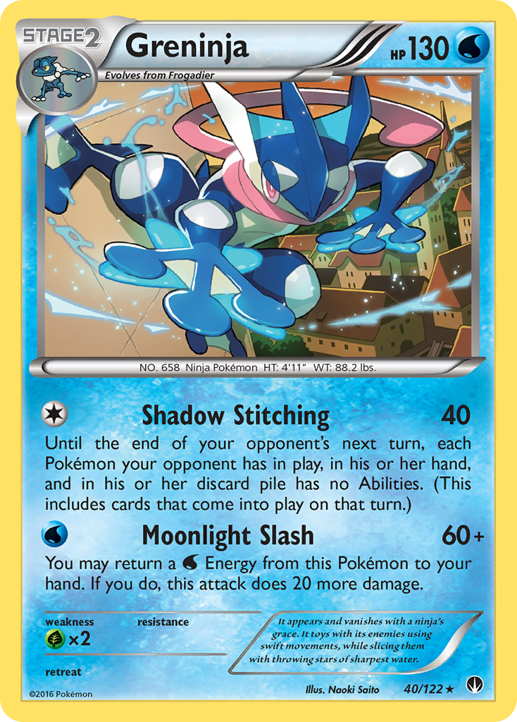 Greninja (40/122) [XY: BREAKpoint] | Gear Gaming Bentonville