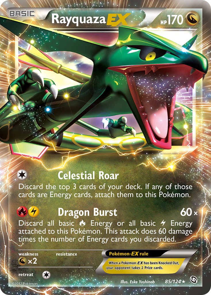 Rayquaza EX (85/124) [Black & White: Dragons Exalted] | Gear Gaming Bentonville