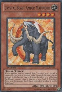 Crystal Beast Amber Mammoth [Legendary Collection 2] [LCGX-EN159] | Gear Gaming Bentonville