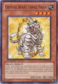 Crystal Beast Topaz Tiger [Legendary Collection 2] [LCGX-EN158] | Gear Gaming Bentonville