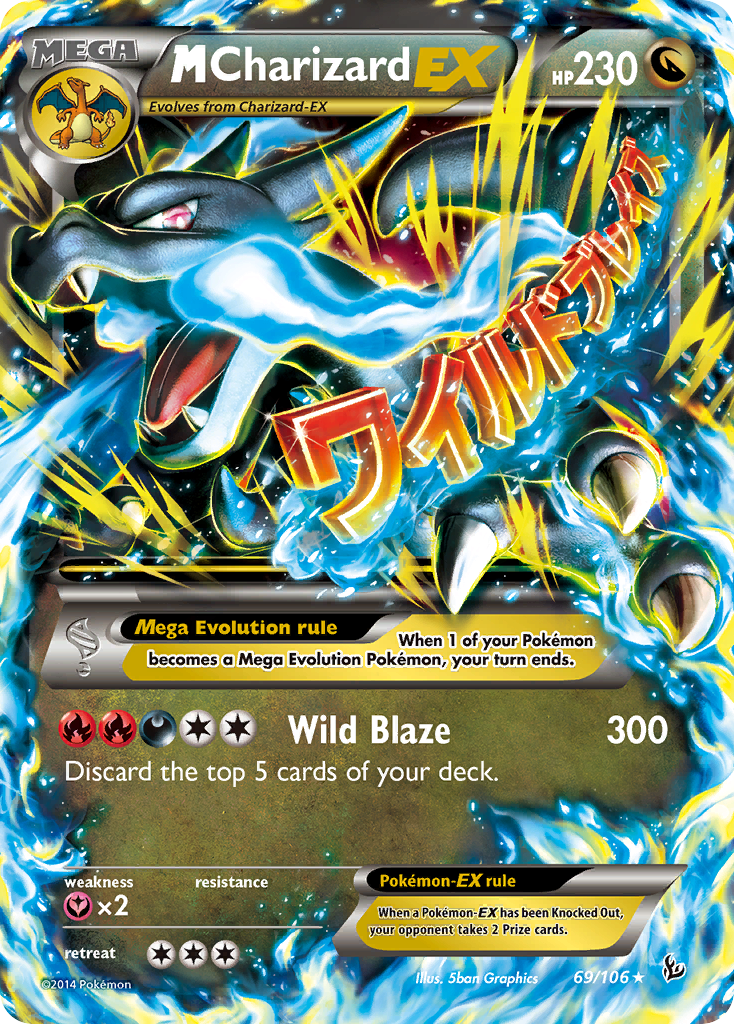 M Charizard EX (69/106) [XY: Flashfire] | Gear Gaming Bentonville